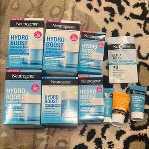 Neutrogena Hydro Boost Hyaluronic Acid Water Creams and Gel Cream